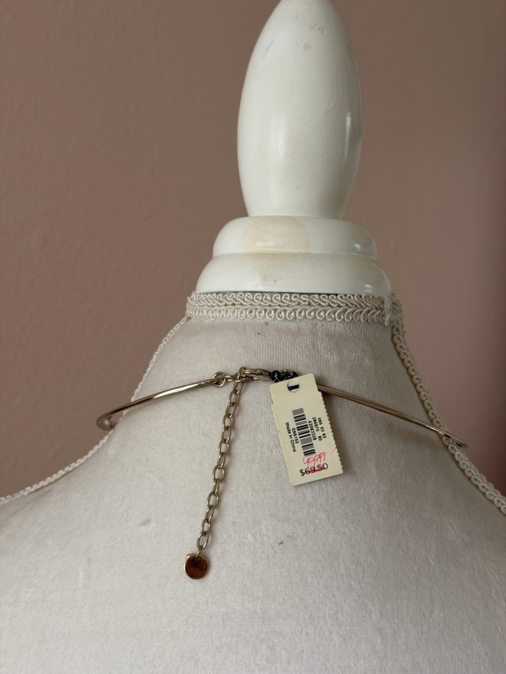 NWT Talbots Gold-Tone Multi-Strand Beaded Statement Necklace - Picture 4 of 6